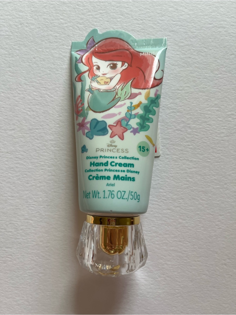 Disney Princess Ariel Hand Cream - Mint Green Travel Tube